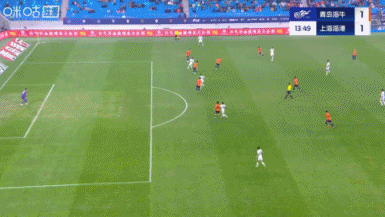 闪电扳平!李帅传中加布里埃尔顶球破门,海港1-1扳平海牛
